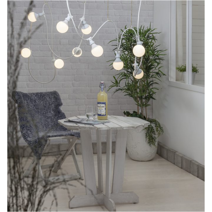 LED-pære E27 G95 Udendørsbelysning Hvid Star Trading – billede 2