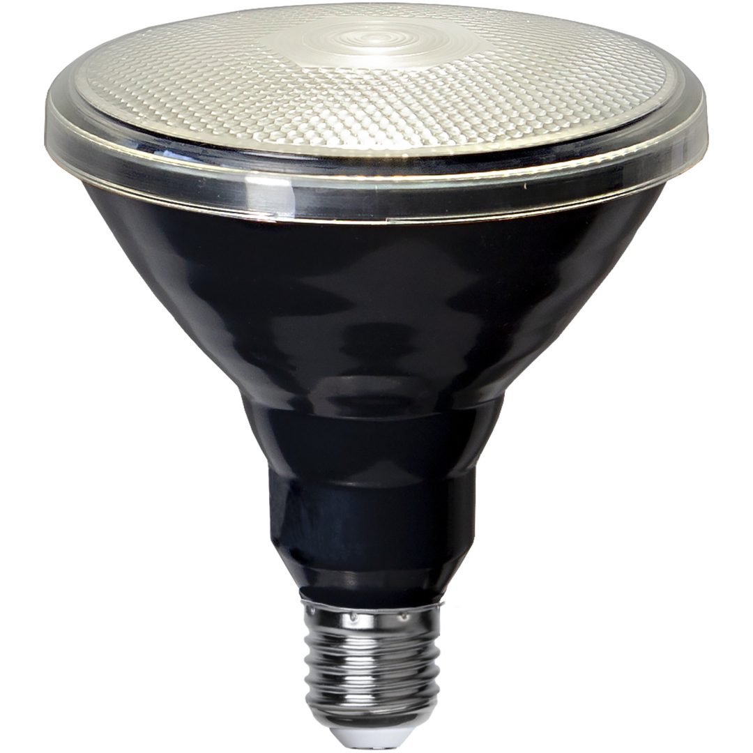 LED-pære E27 PAR38 Spotlight Outdoor Sort Star Trading – billede 3