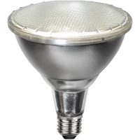 LED-pære E27 PAR38 Spotlight Udendørs Sølv Star Trading