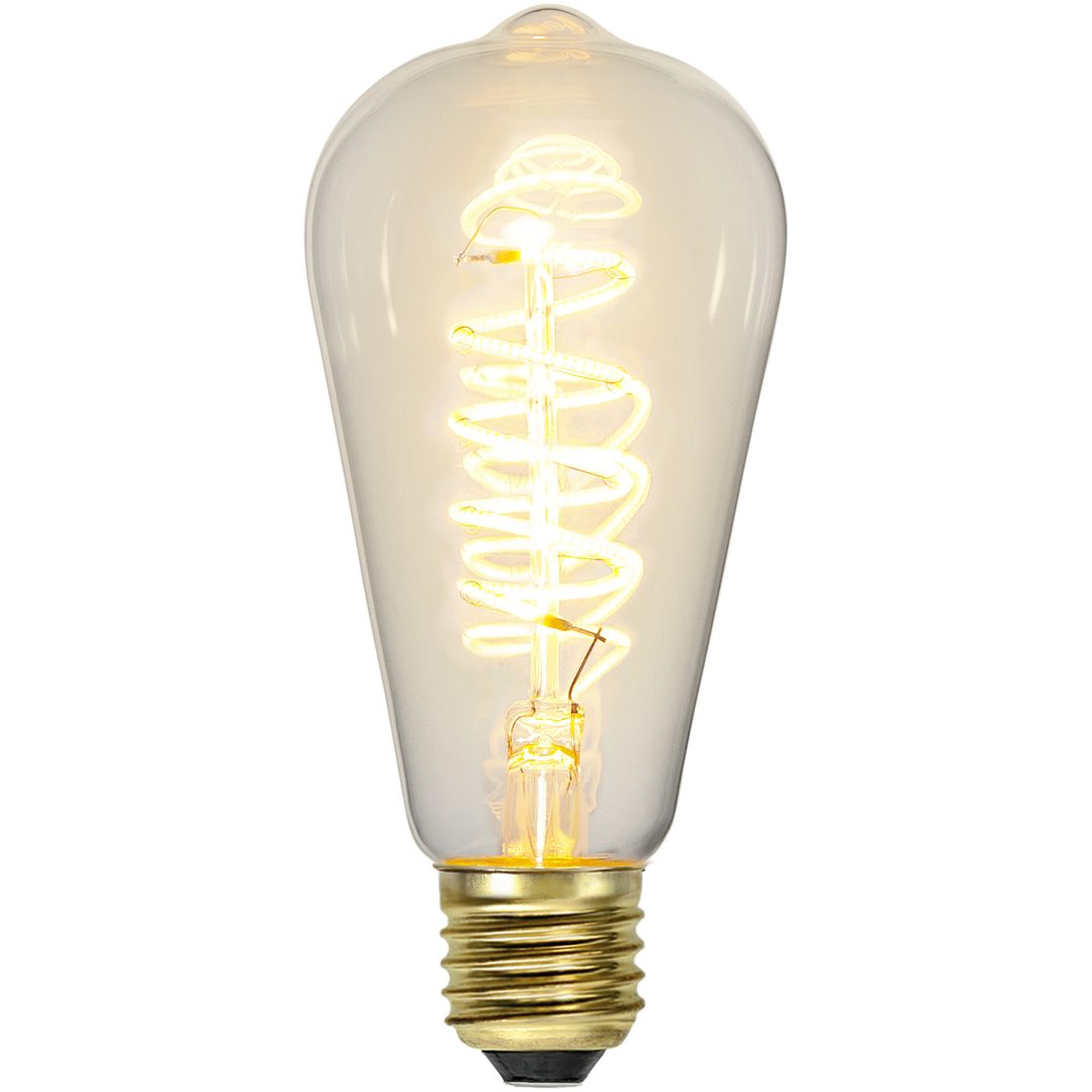 LED-pære E27 ST64 Decoled Spiral Klar 3-trins hukommelse Star Trading – billede 2