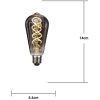 LED-pære E27 ST64 Decoled Spiral Smoke Star Trading – miniature 4