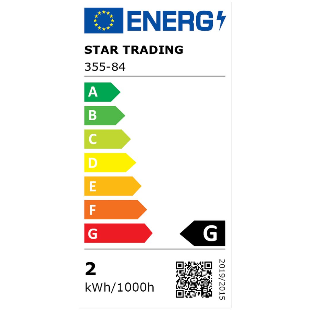 LED-pære E27 ST64 Plain Smoke Star Trading – billede 5