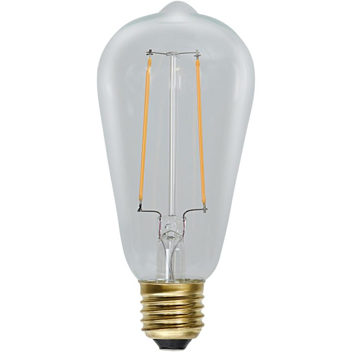 LED-pære E27 ST64 Soft Glow Transparent Star Trading – billede 9