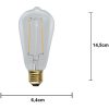 LED-pære E27 ST64 Soft Glow Transparent Star Trading – miniature 4