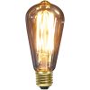 LED-pære E27 ST64 Vintage Gold Amber Star Trading – miniature 7
