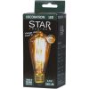 LED-pære E27 ST64 Vintage Gold Amber Star Trading – miniature 3