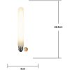 LED-pære E27 T30 Opaque Filament RA90 STAR TRADING – miniature 7