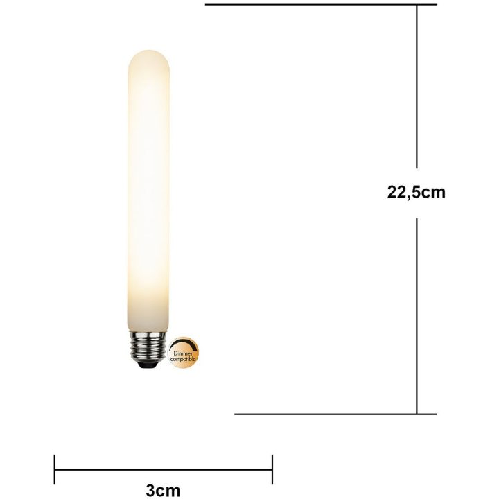 LED-pære E27 T30 Opaque Filament RA90 STAR TRADING – billede 7