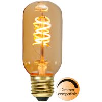 LED-pære E27 T45 Decoled Spiral Amber Star Trading