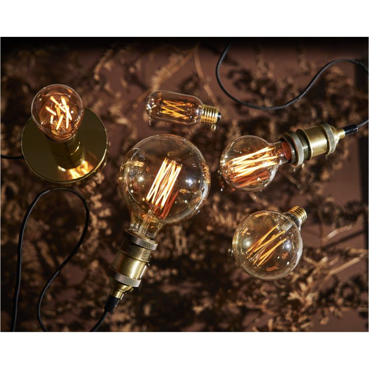 LED-pære E27 T45 Vintage Gold Star Trading – billede 2