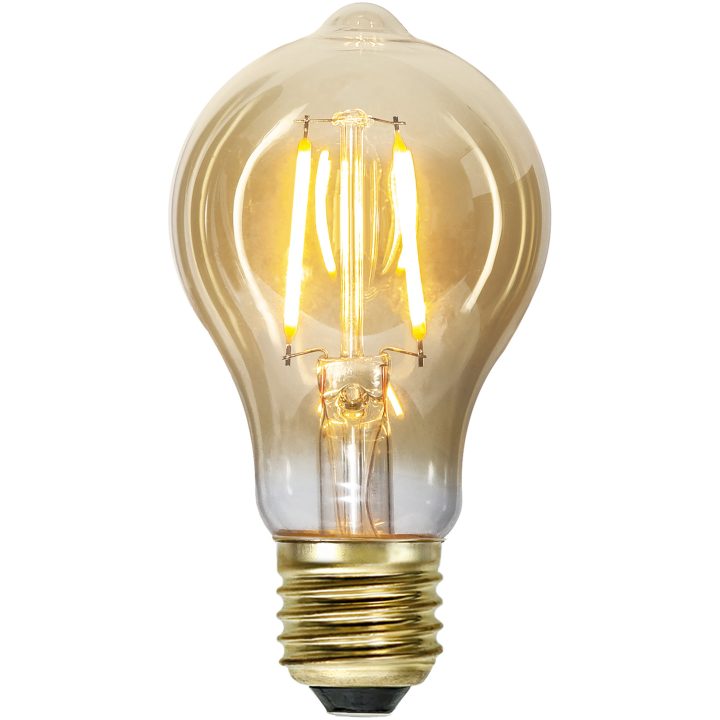 LED-pære E27 TA60 Plain Amber Star Trading – billede 3