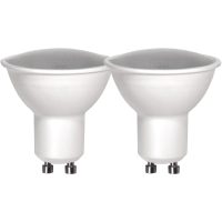 LED-pære GU10 2-pak Spotlight Basic Hvid Star Trading