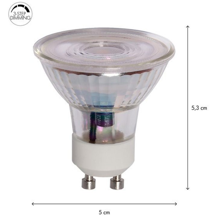 LED-pære GU10 MR16 Spotlight Glas 3-trins STAR TRADING – billede 6