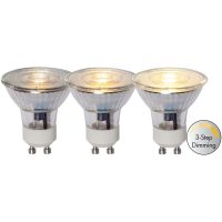 LED-pære GU10 MR16 Spotlight Glas 3-trins STAR TRADING