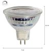 LED-pære GU5,3 MR16 Spotlight Glas Star Trading – miniature 3