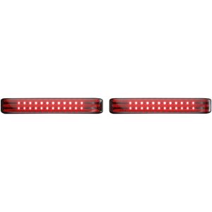 LED-Saddeltasker ProBEAM Bagz Røgfarvede Krom CUSTOM DYNAMICS