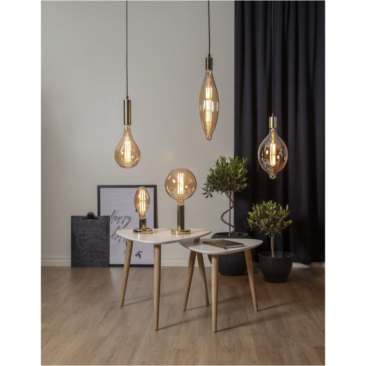 Ledningssæt E27 Blank Messing Star Trading – billede 24