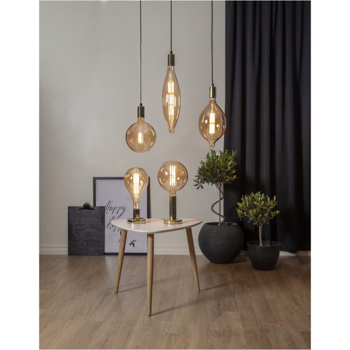 Ledningssæt E27 Blank Messing Star Trading – billede 16
