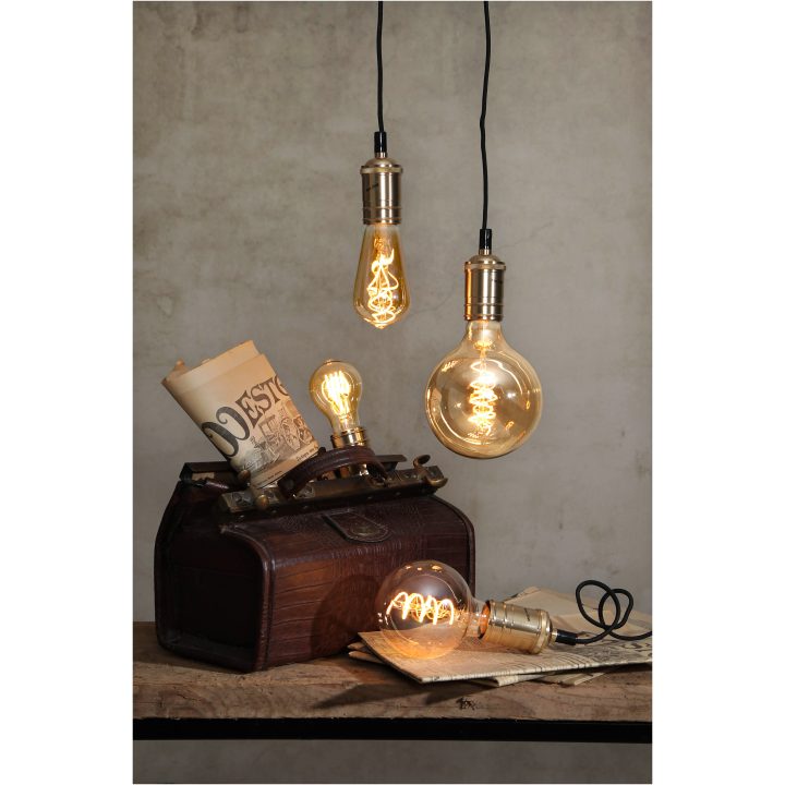 Ledningssæt E27 Classical Messing Star Trading – billede 4
