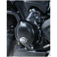 Left Crankcase Protection Cover Black Triumph R&G Racing