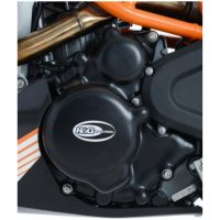Left Engine Case Protection Cover Black KTM 390 Duke R&G Racing