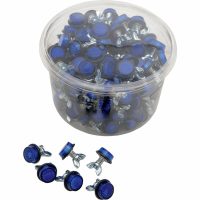 LIC PLATE REFL TUB150 BLU