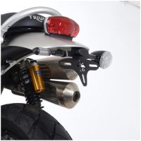 Licence Plate Holder - Black Triumph 1200 Scrambler XC/XE R&G Racing