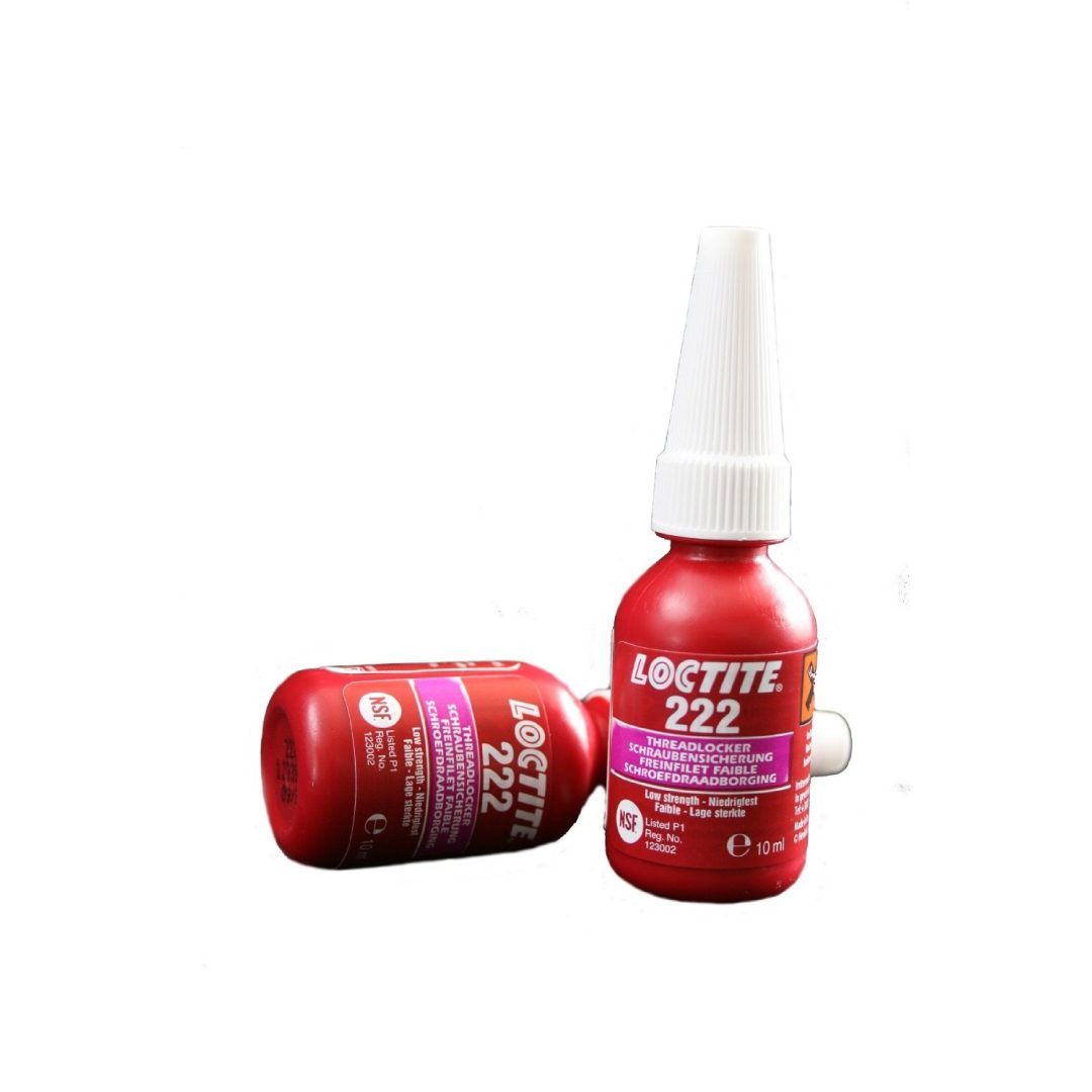 Lim Rød Loctite 222 LOCTITE 10 ML – billede 2