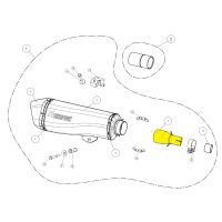 Link Pipe Silver AKRAPOVIC