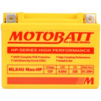 Lithium batteri MLX4U Max-HP Motobatt
