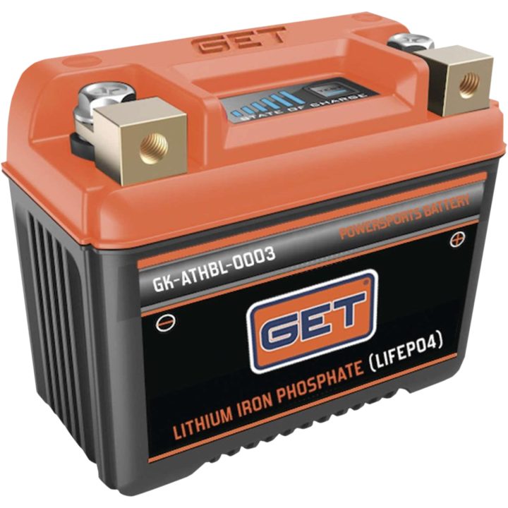 Lithiumbatteri LiFePO4 Sort Orange GET – billede 2