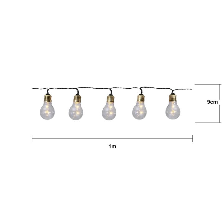 Ljusslinga Glow Transparent Star Trading – billede 11