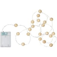Ljusslinga Marble Transparent Star Trading