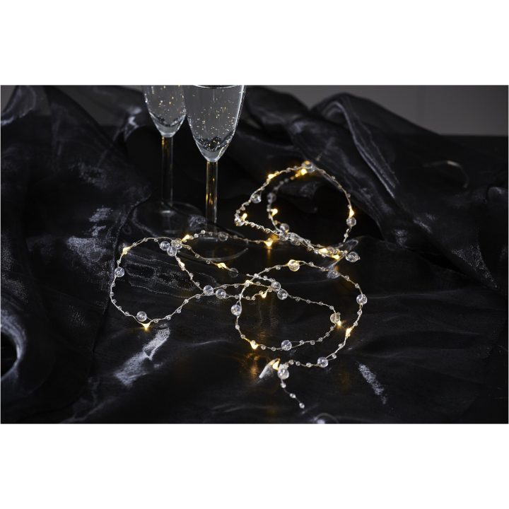 Ljusslinga Pearl Transparent Star Trading – billede 2