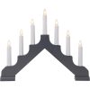 Ljusstake Ada Grå Star Trading Mørk – miniature 1
