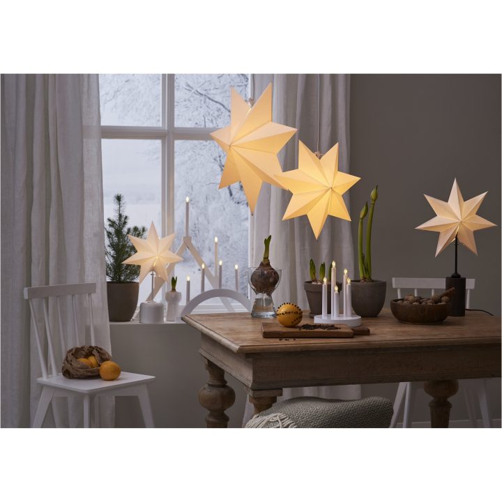 Ljusstake Doris Vit Star Trading – billede 9