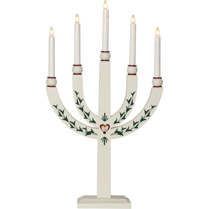 Ljusstake Elias Tradition Vit Star Trading – billede 10