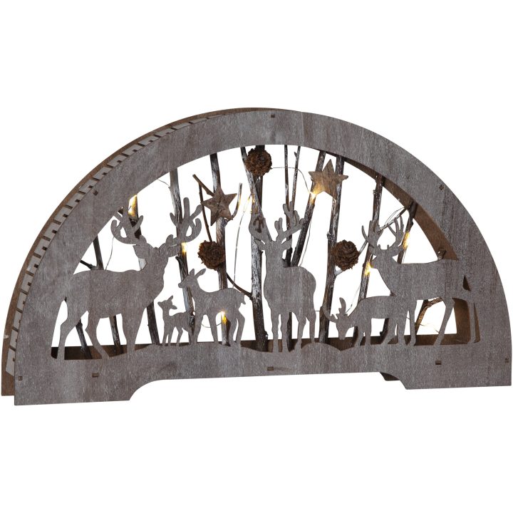 Ljusstake Fauna Brun Star Trading – billede 5