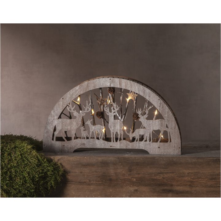 Ljusstake Fauna Brun Star Trading – billede 2