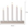 Ljusstake Inez Beige Star Trading – miniature 5