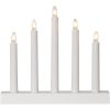 Ljusstake Inez Vit Star Trading – miniature 1