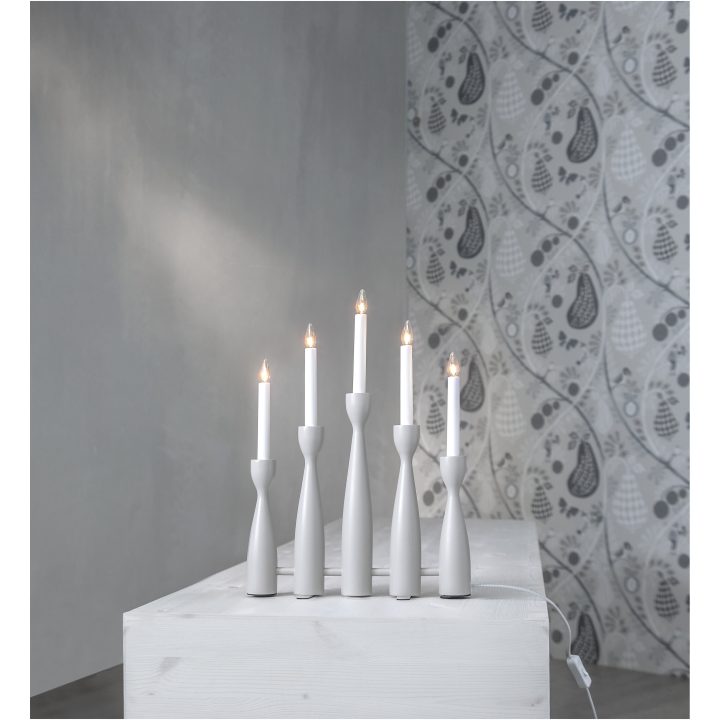 Ljusstake Midja 2.0 Beige Star Trading – billede 4