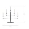 Ljusstake Vide Krom Star Trading – miniature 9