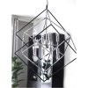 Loftlampe Cubes Stor Sort/krom ANETA HOME – miniature 2