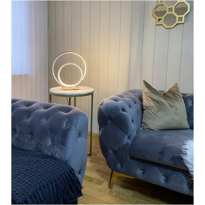 Loop Bordlampe, Stål ANETA HOME Champagne – billede 6