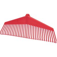 LÖVRÄFSA PLAST BRED RÖD 590MM