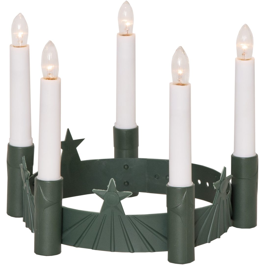 Luciakrone Santa Lucia Grøn Star Trading – billede 3