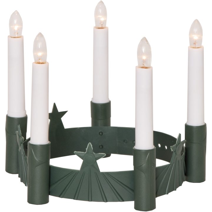 Luciakrone Santa Lucia Grøn Star Trading – billede 3
