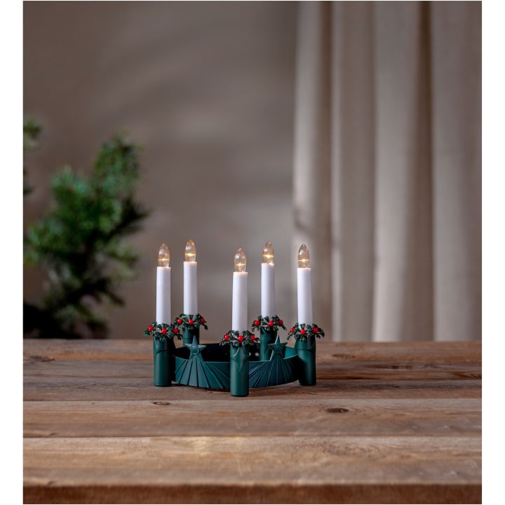 Luciakrone Santa Lucia Grøn Star Trading – billede 3