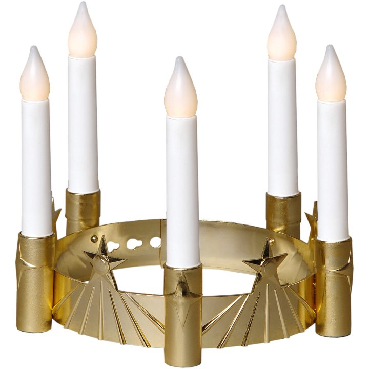 Luciakrone Santa Lucia Guld Star Trading – billede 6